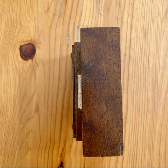 Vintage Dollhouse Furniture Upright Piano Brown Wood Sheet Music Keys - Picture 6 of 8